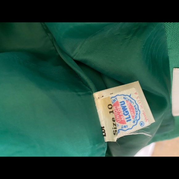 Vintage 70s green twill Jacobson’s cropped blazer size 10 work wear womens wear - Picture 7 of 10